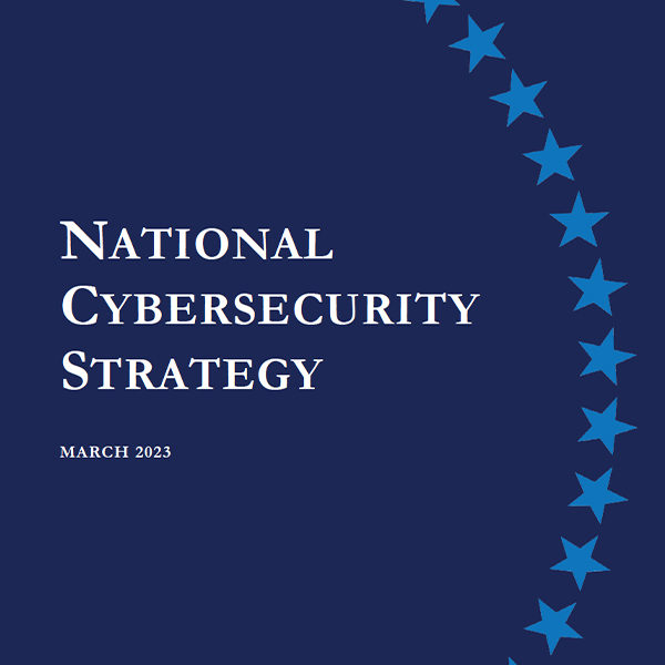 Cover of the White House's National Cybersecurity Strategy