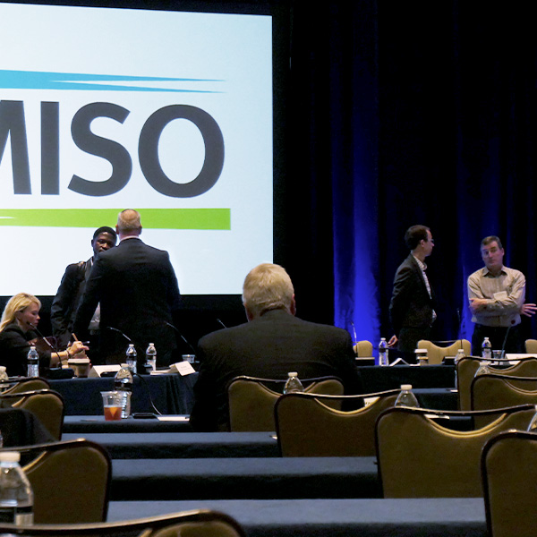 A lull during MISO meetings in 2022