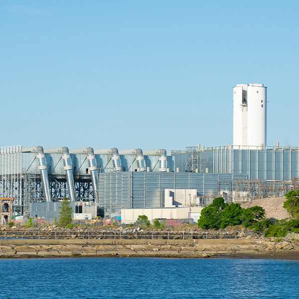 Salem Harbor Power Station, a gas-fired generating plant in Salem, Mass.